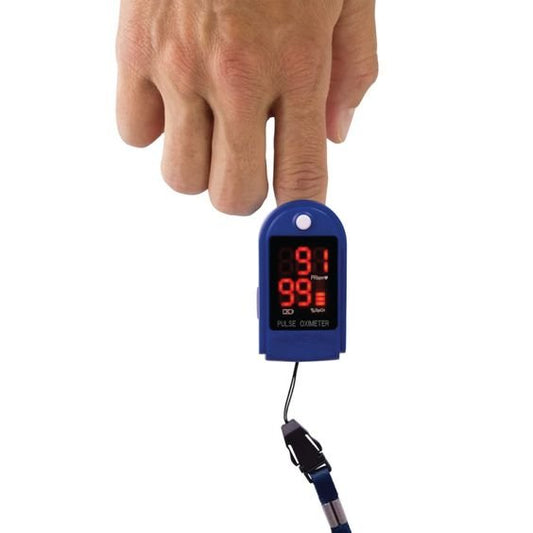 Fingertip Pulse Oximeter - SpO2 and PR Value Waveform Blood Oxygen